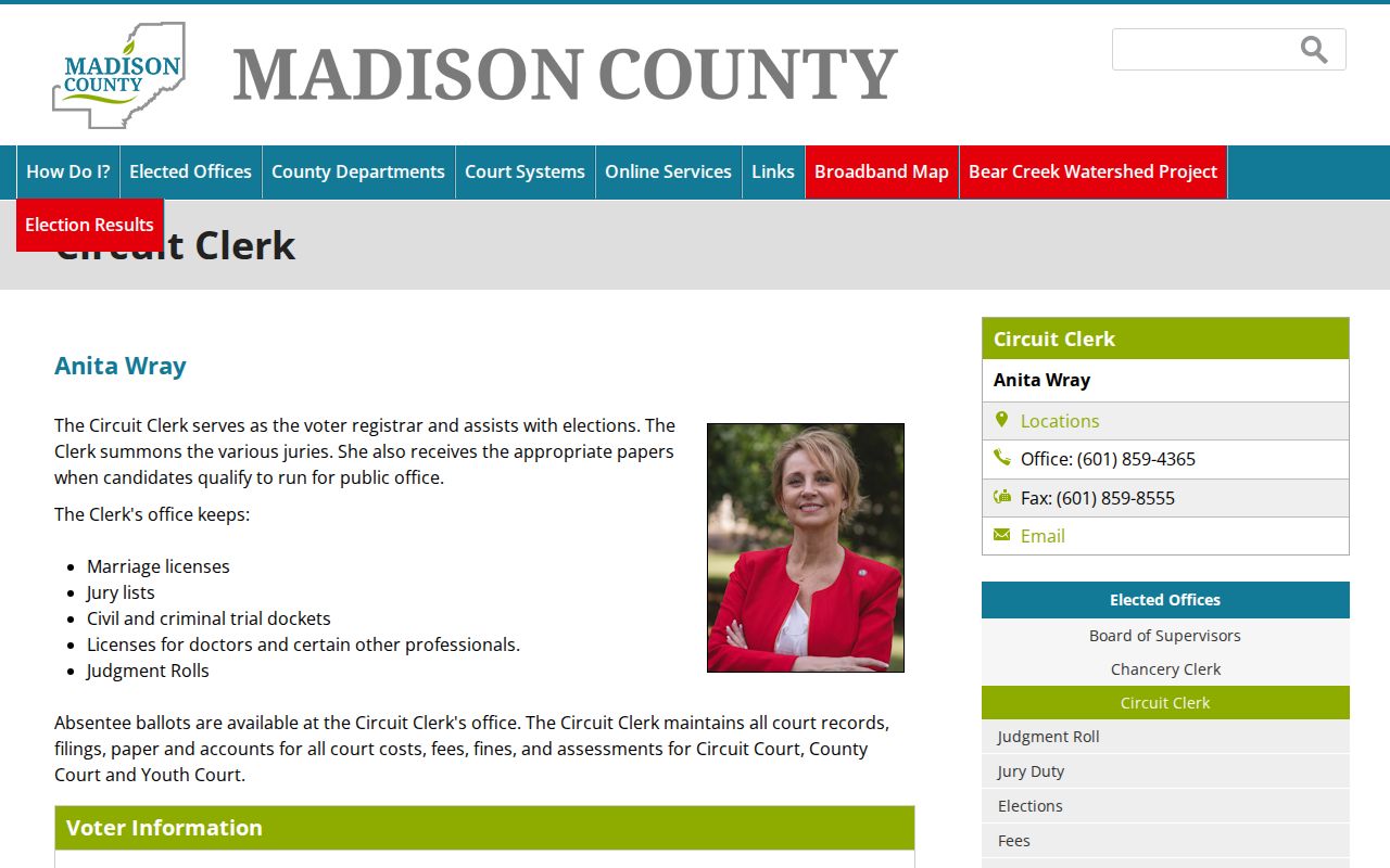 Madison County criminal docket search Circuit Clerk office information