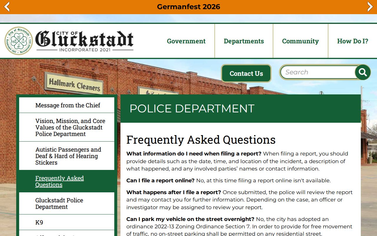 Gluckstadt court docket search ticket and warrant contact information